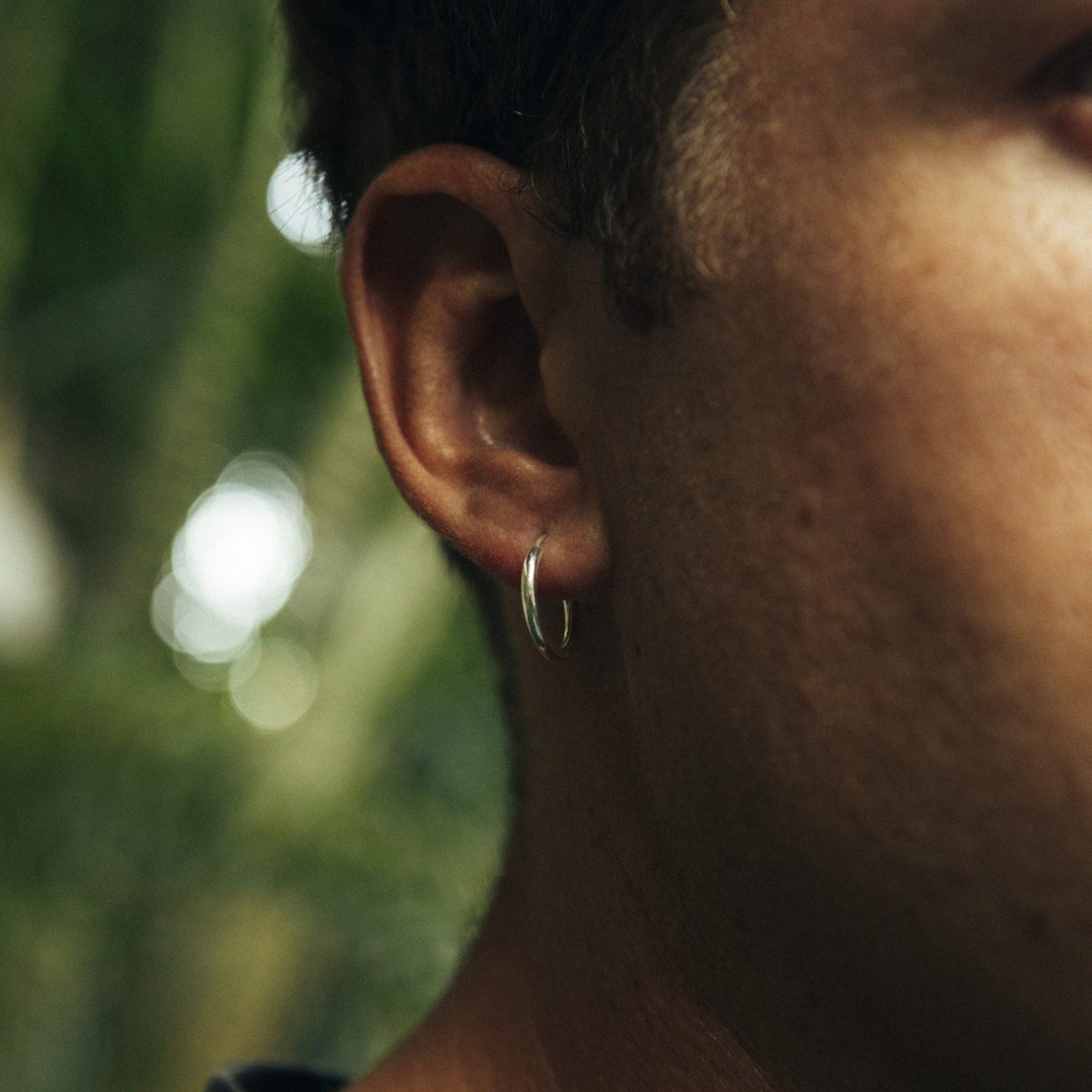 Silver Hoops
