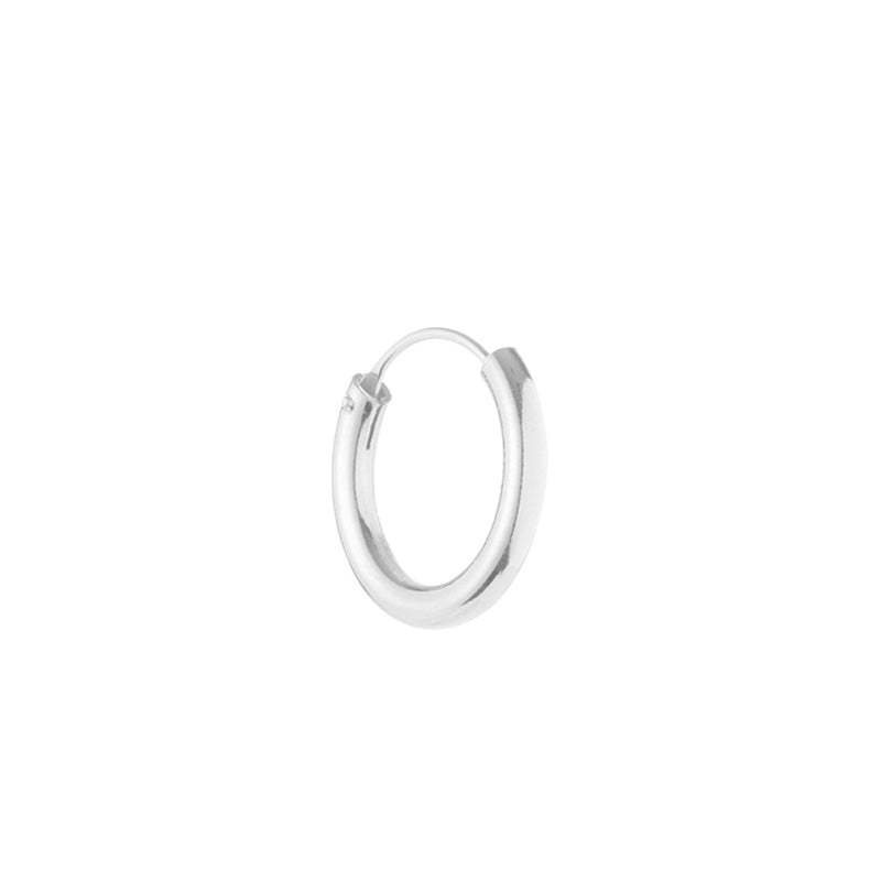 Silver Hoops