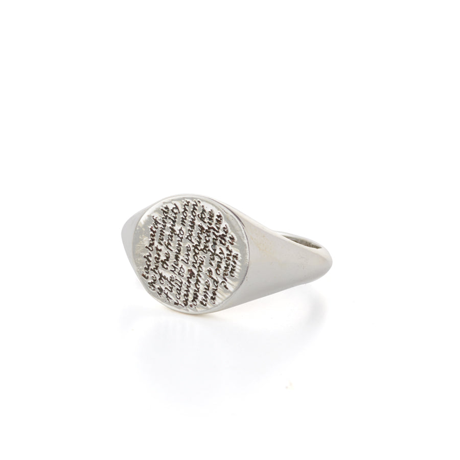Anillo “Memento mori Signet”