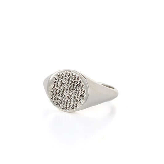 “Memento mori Signet” ring