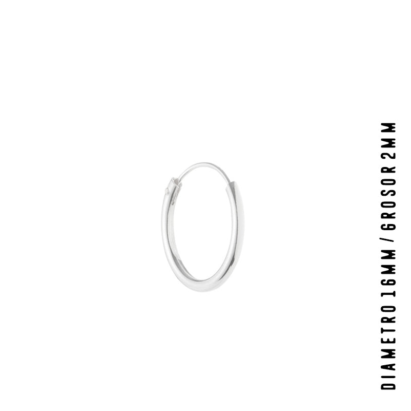 Silver Hoops