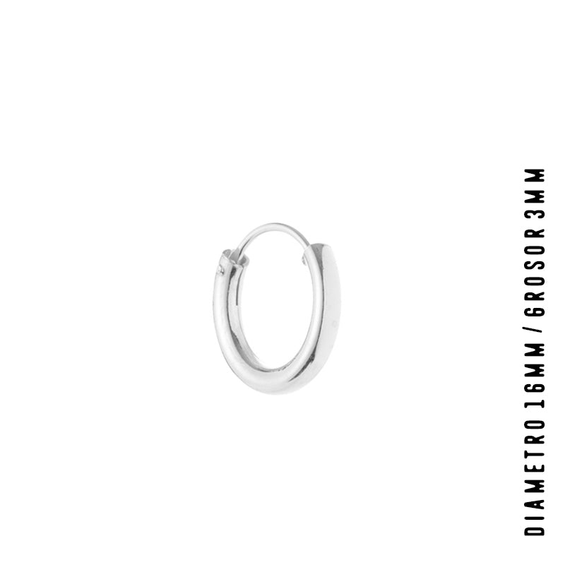 Silver Hoops