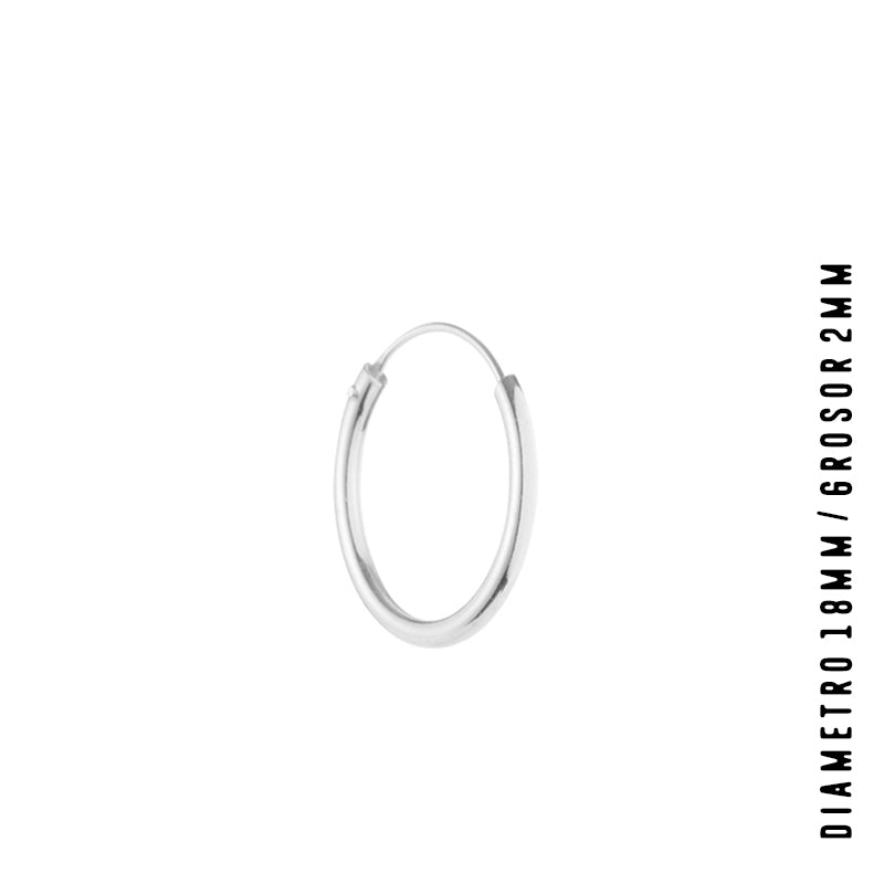 Silver Hoops