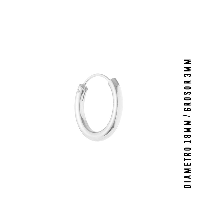 Silver Hoops